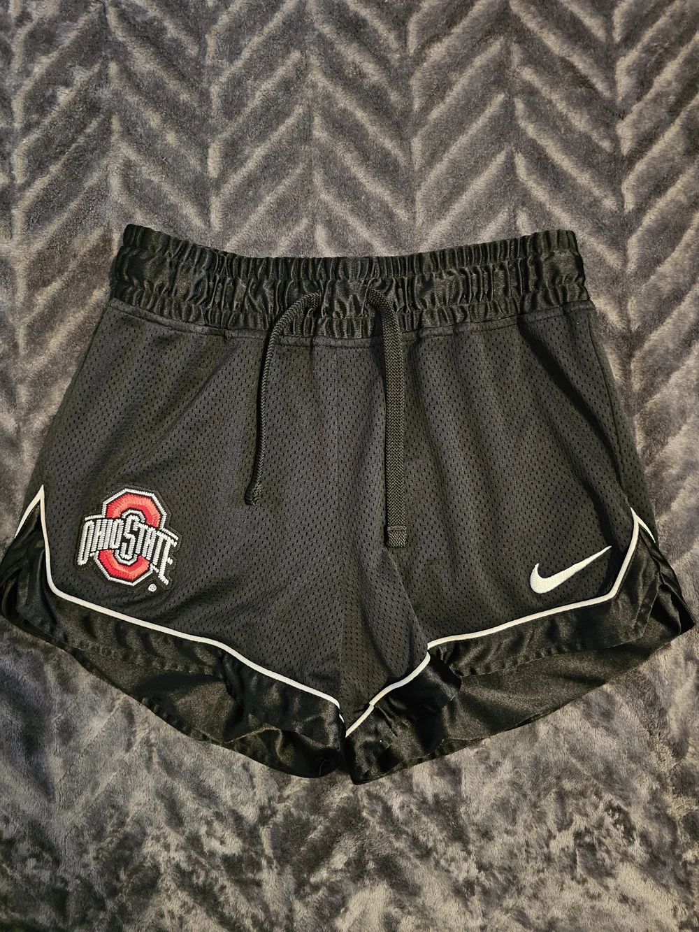 Nike Ohio State Buckeyes Dri-FIT Athletic Running Shorts Women's Small Black